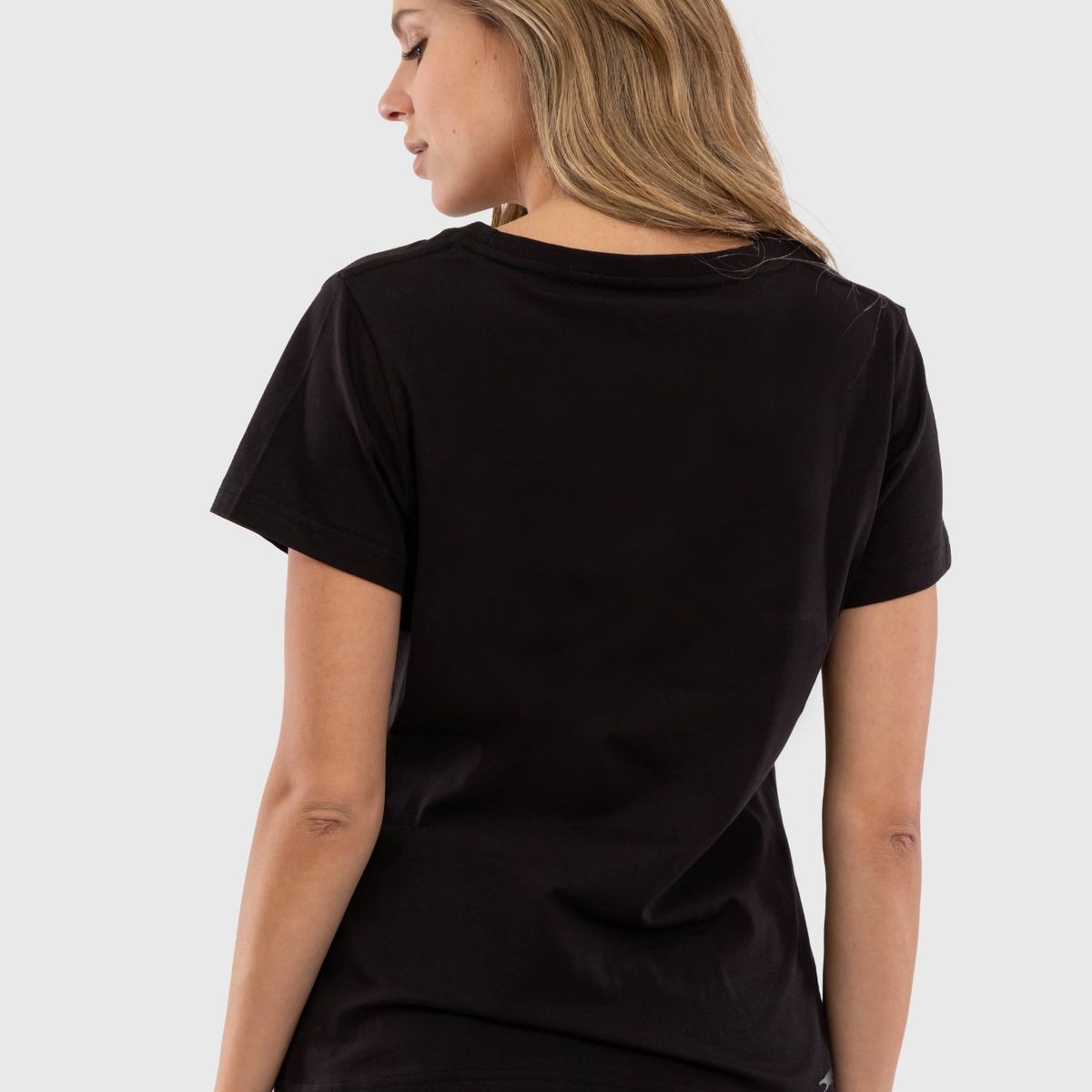 FALCONE - Polera Orgánica Classic Logo V2 Mujer Falcone