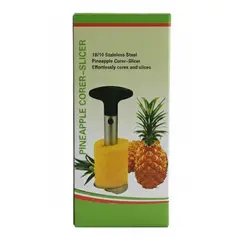 GENERICO - Descorazonado de piña pelador de piña de acero inoxidable
