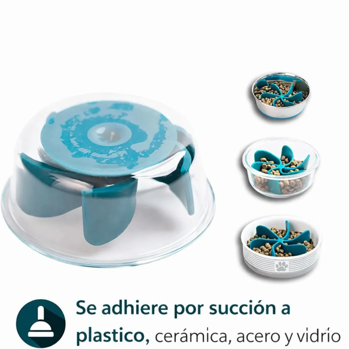 GENERICO - Inserto Para Plato Alimentador Lento Perros Y Gatos Spiral