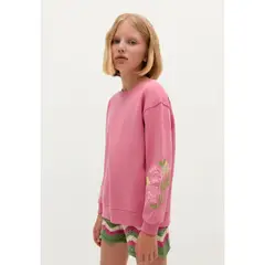 SCALPERS - SUDADERA BORDADOS FLORES