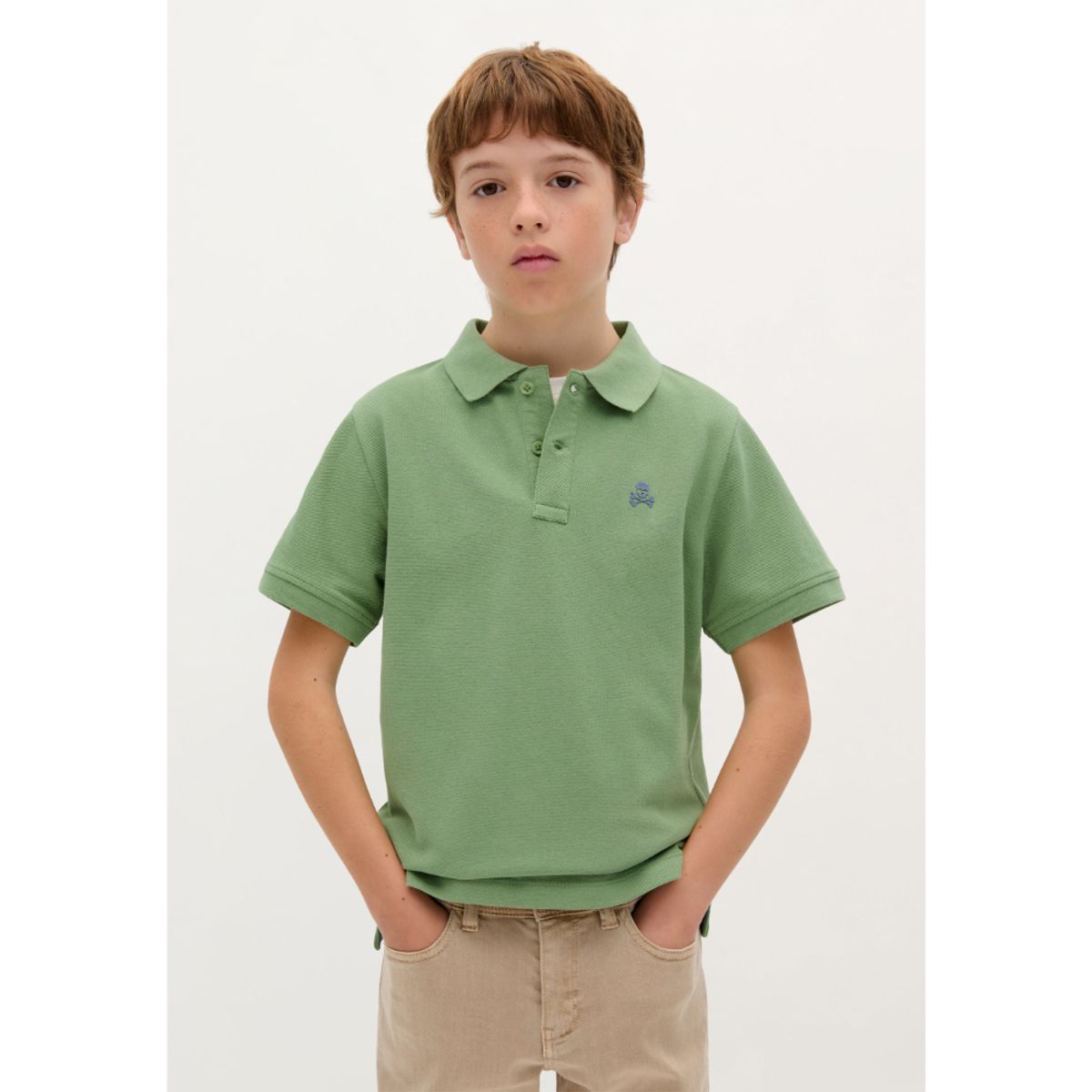 SCALPERS - POLO BÁSICO CALAVERA