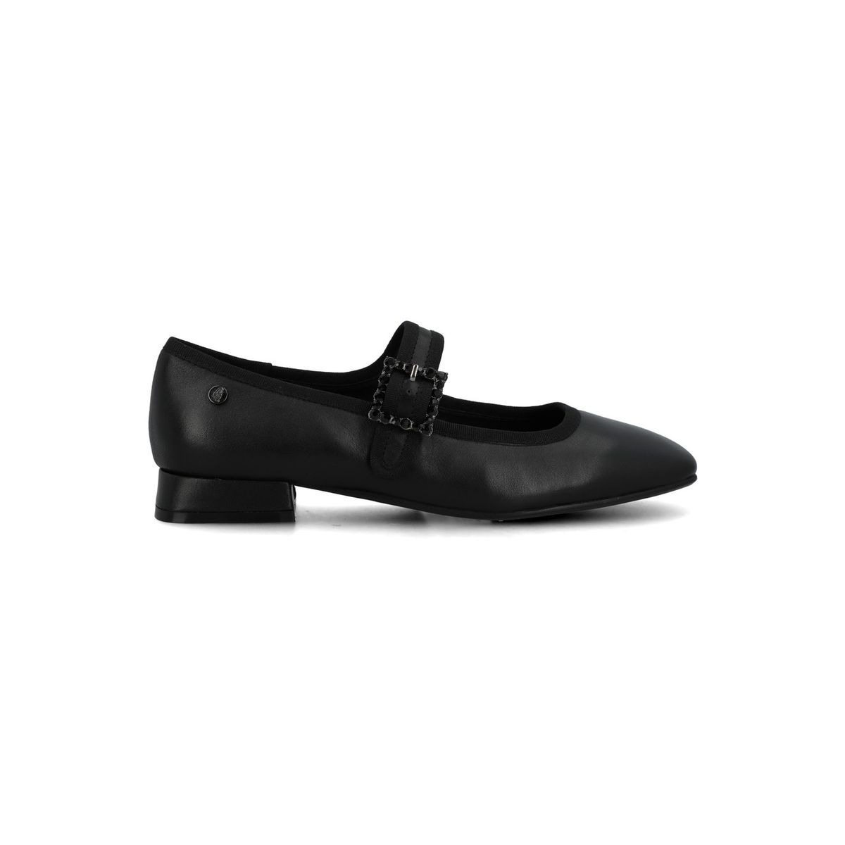 HUSH PUPPIES - Ballerina Cuero Mujer Hally Negro HUSH PUPPIES