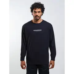 MAUI AND SONS - Polera ML Stencil Negro Hombre