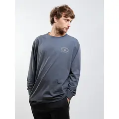 MAUI AND SONS - Polera ML Surf House Gris Hombre