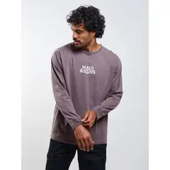 MAUI AND SONS - Polera ML The World Surf Café Hombre
