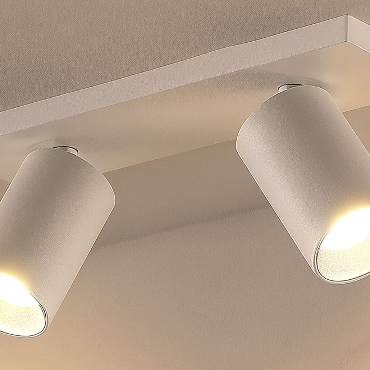 MEGABRIGHT - Foco Spotlight Blanco Doble Incluye Ampolleta 5W Gu10 Megabright