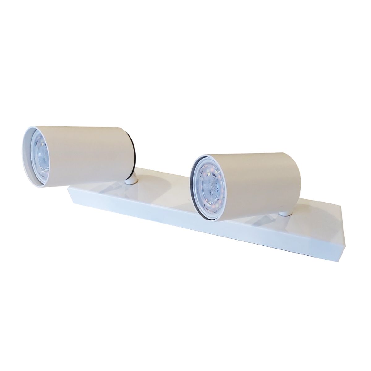 MEGABRIGHT - Foco Spotlight Blanco Doble Incluye Ampolleta 5W Gu10 Megabright