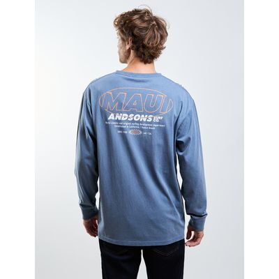 Imagen 2 del producto Polera ML Brisae Celeste Hombre