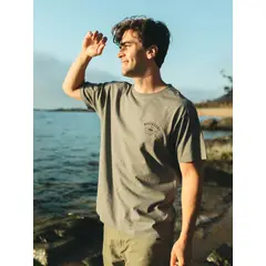 MAUI AND SONS - Polera MC Salty Surf Gris Hombre