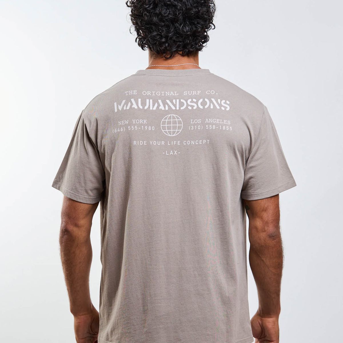 MAUI AND SONS - Polera MC Secret place Beige Hombre Maui And Sons