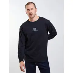 MAUI AND SONS - Polera ML Capsule Negro Hombre