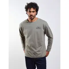 MAUI AND SONS - Polera ML Elementals Ly Verde Hombre