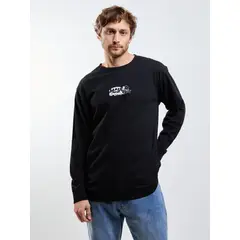 MAUI AND SONS - Polera ML Kairo Negro Hombre