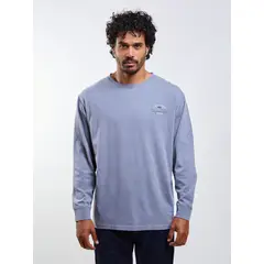 MAUI AND SONS - Polera ML Locals surfers Gris Hombre