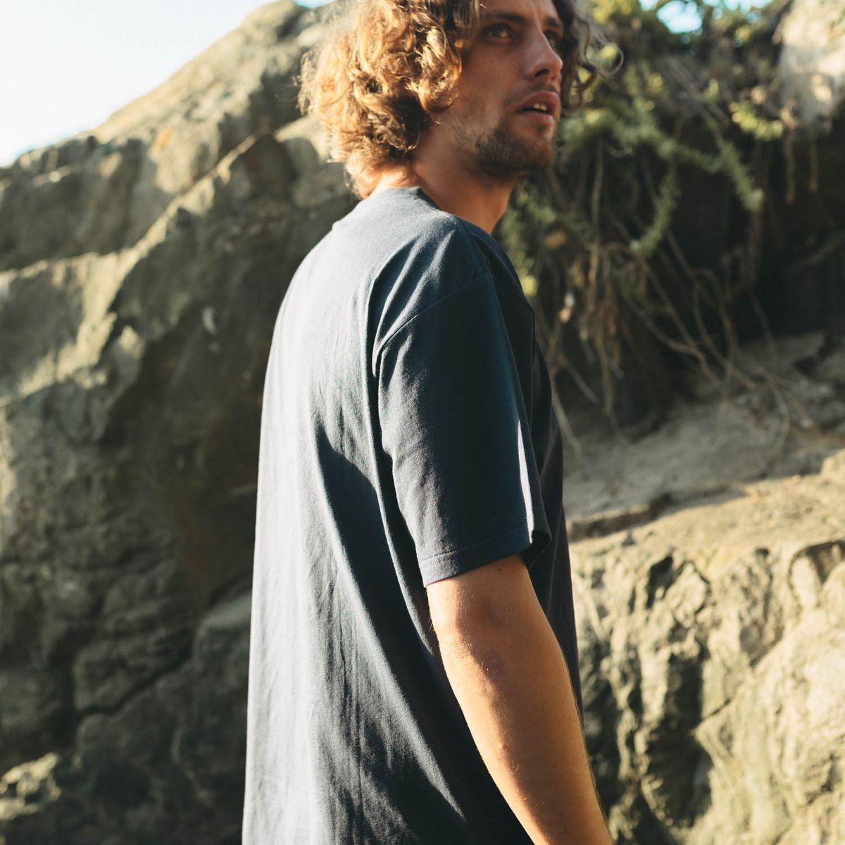 MAUI AND SONS - Polera MC Lil Oval Azul Hombre Maui And Sons