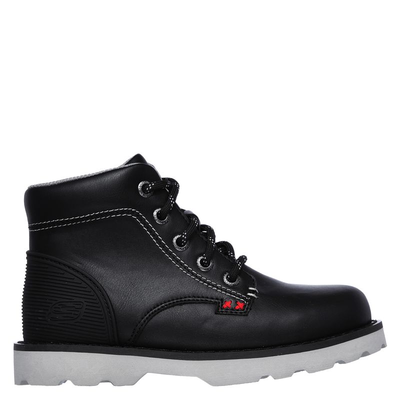 SKECHERS - Botín Niño Negro