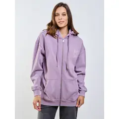 MAUI AND SONS - Poleron FZ Hawai Morado Mujer