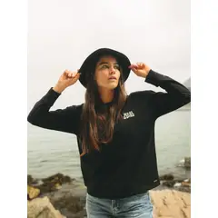 MAUI AND SONS - Polera ML Islandia Negro Mujer