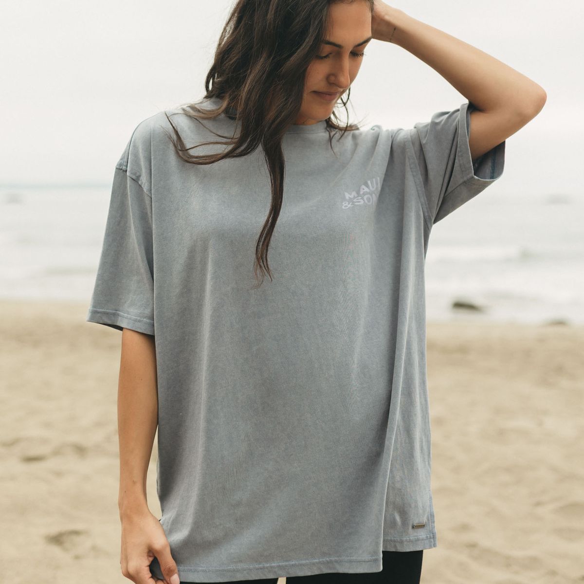 MAUI AND SONS - Polera Mc Tabarca Azul Mujer Maui And Sons