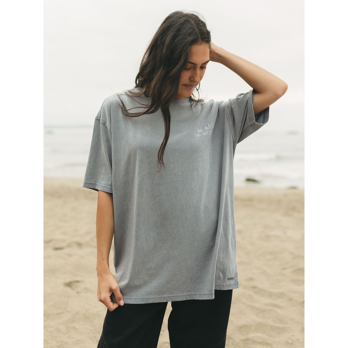 MAUI AND SONS - Polera Mc Tabarca Azul Mujer Maui And Sons