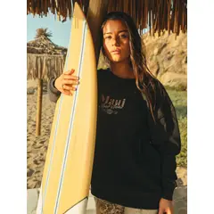 MAUI AND SONS - Poleron CR Tanna Negro Mujer