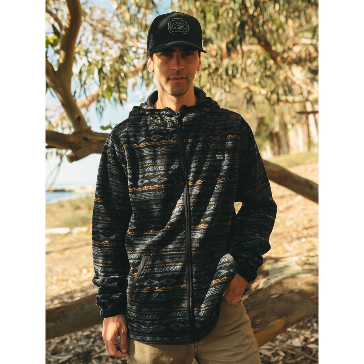 MAUI AND SONS - Poleron Polar Ethnic Ocean Multicolor Hombre Maui And Sons