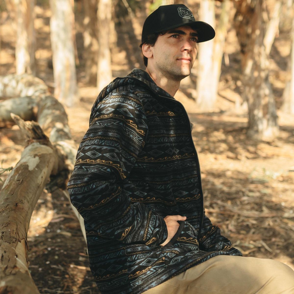 MAUI AND SONS - Poleron Polar Ethnic Ocean Multicolor Hombre Maui And Sons