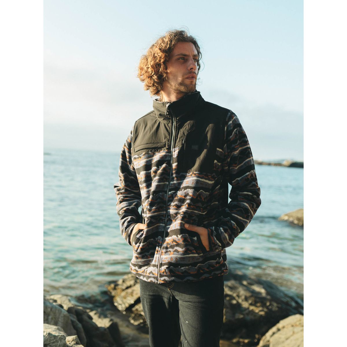 MAUI AND SONS - Poleron Polar Summit Trail Multicolor Hombre Maui And Sons