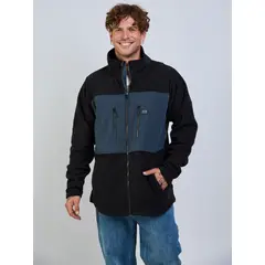 MAUI AND SONS - Poleron Polar Táctical Negro Hombre