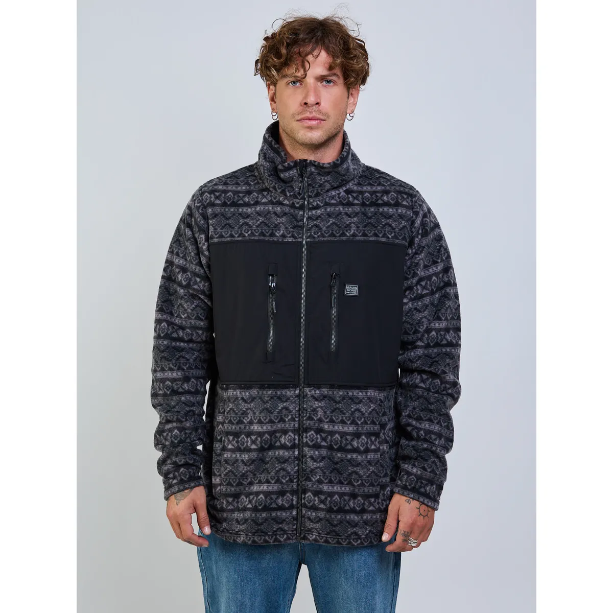 MAUI AND SONS - Poleron Polar Andes Spirit Multicolor Hombre Maui And Sons