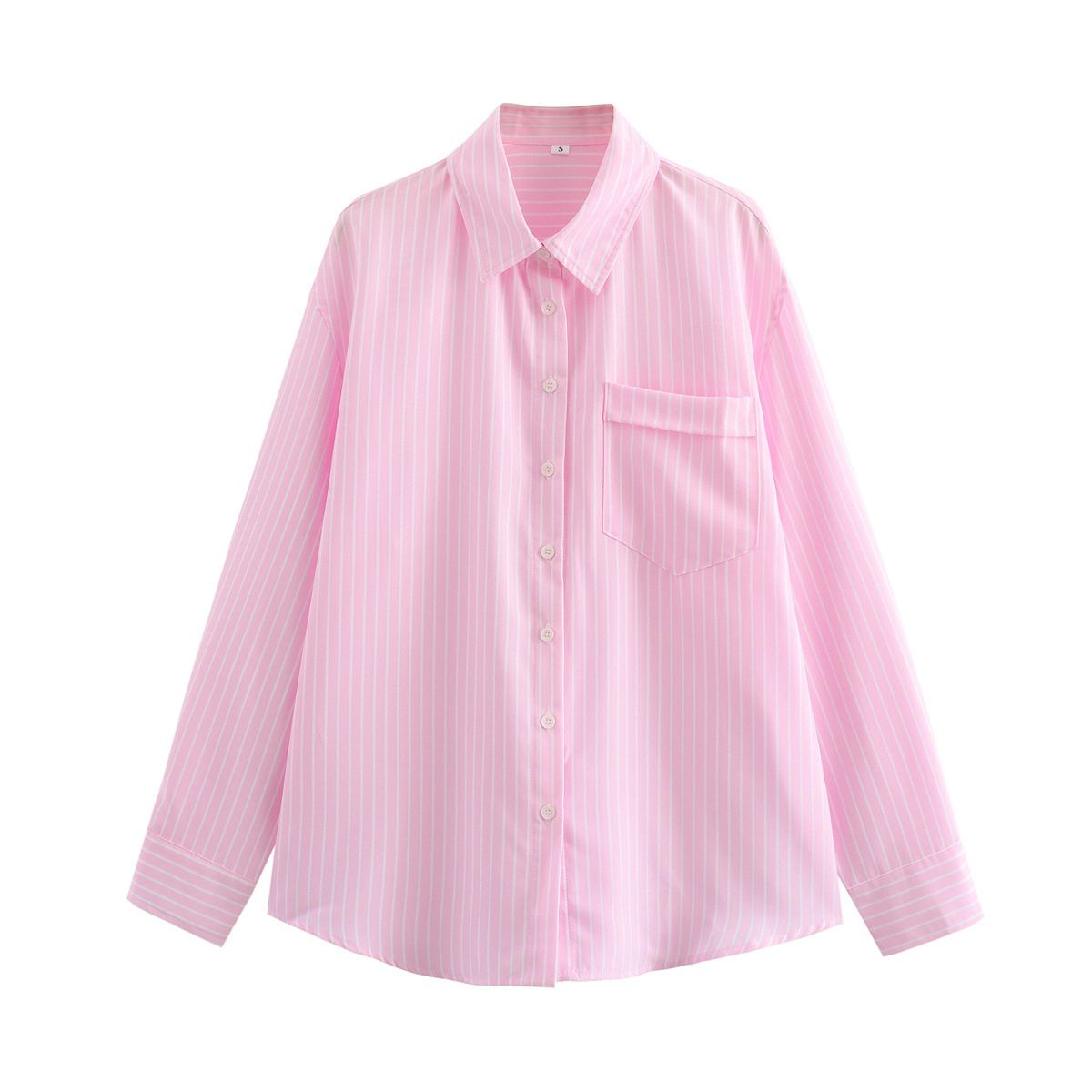 VELVET - Camisa Rayas Amalfi Celeste