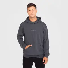 BLACK - Poleron Hoddie In Gris Oscuro Bubba