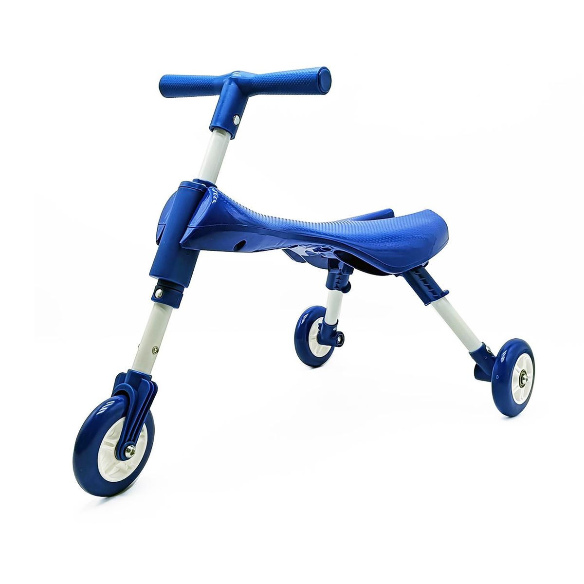 BEX - Triciclo Bicicleta Aprendizaje Plegable Sin Pedales Azul Bex