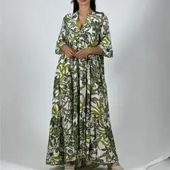 ARRAKASTA - Vestido de viscosa estampado