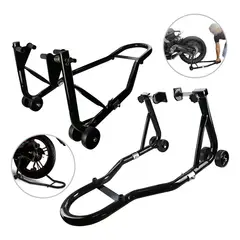 GENERICO - Caballete Para Motos Soporte Elevador Trasero Y Delantero