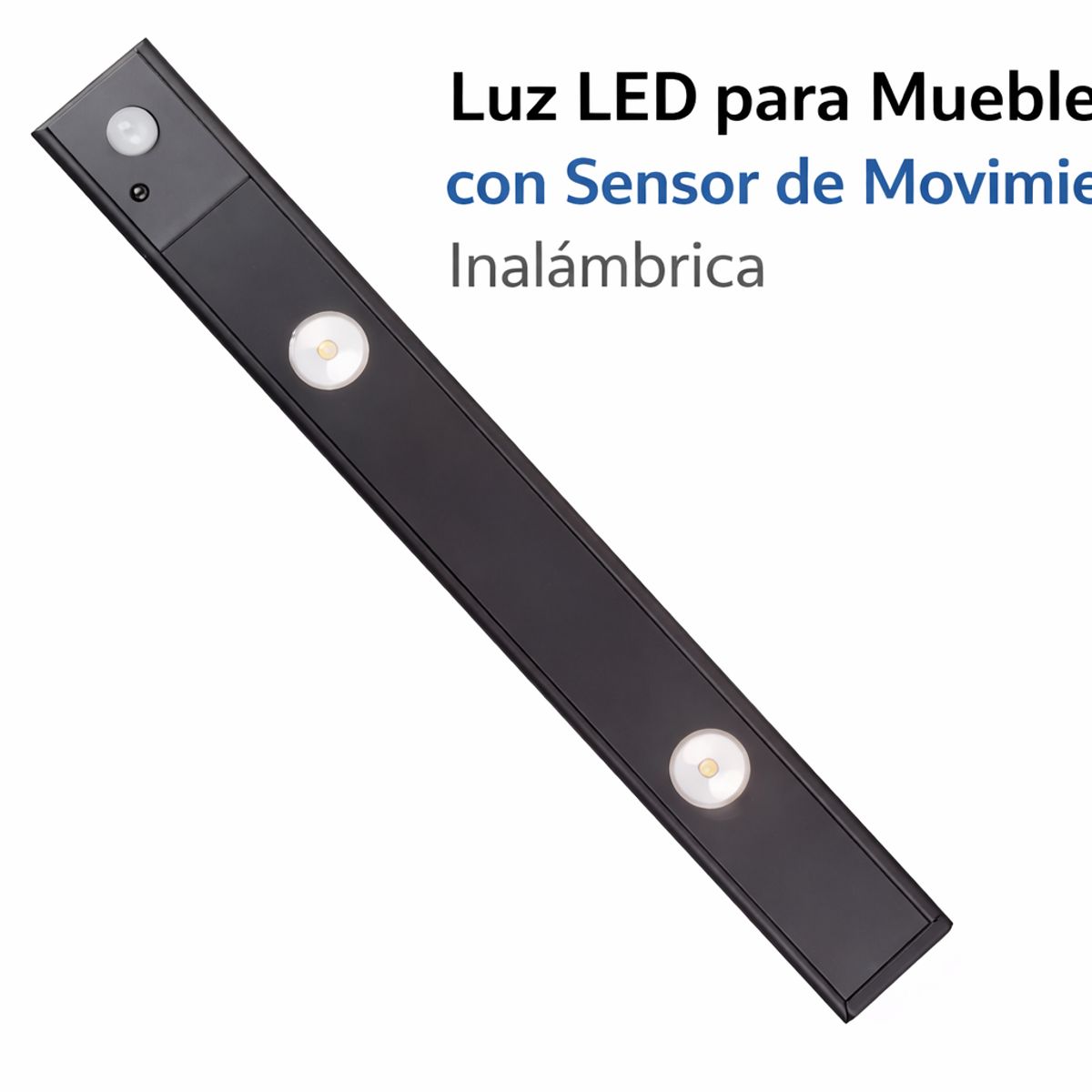 GENERICO - Luz LED para Muebles con Sensor de Movimiento – Inalámbrica 30 cm