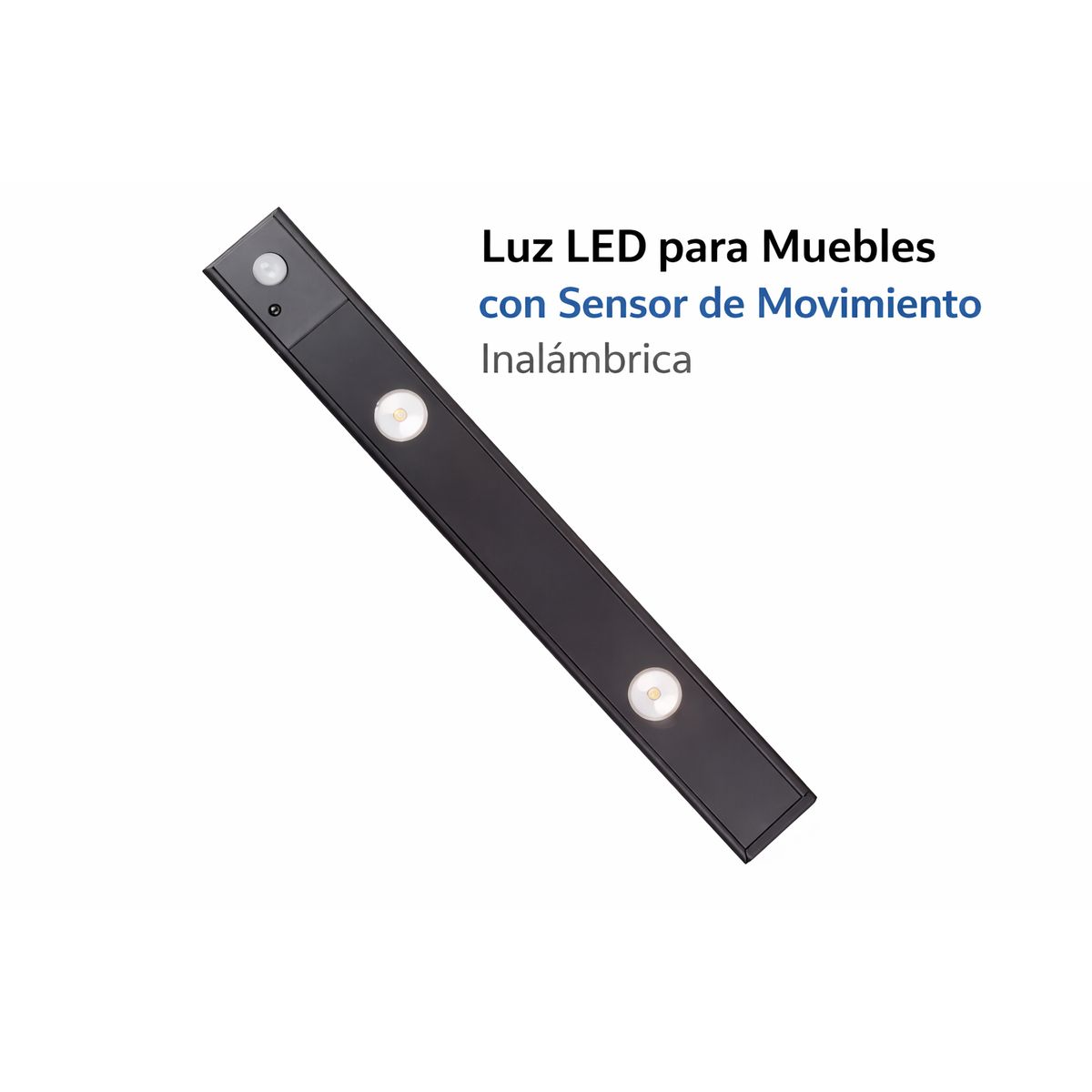 GENERICO - Luz LED para Muebles con Sensor de Movimiento – Inalámbrica 30 cm