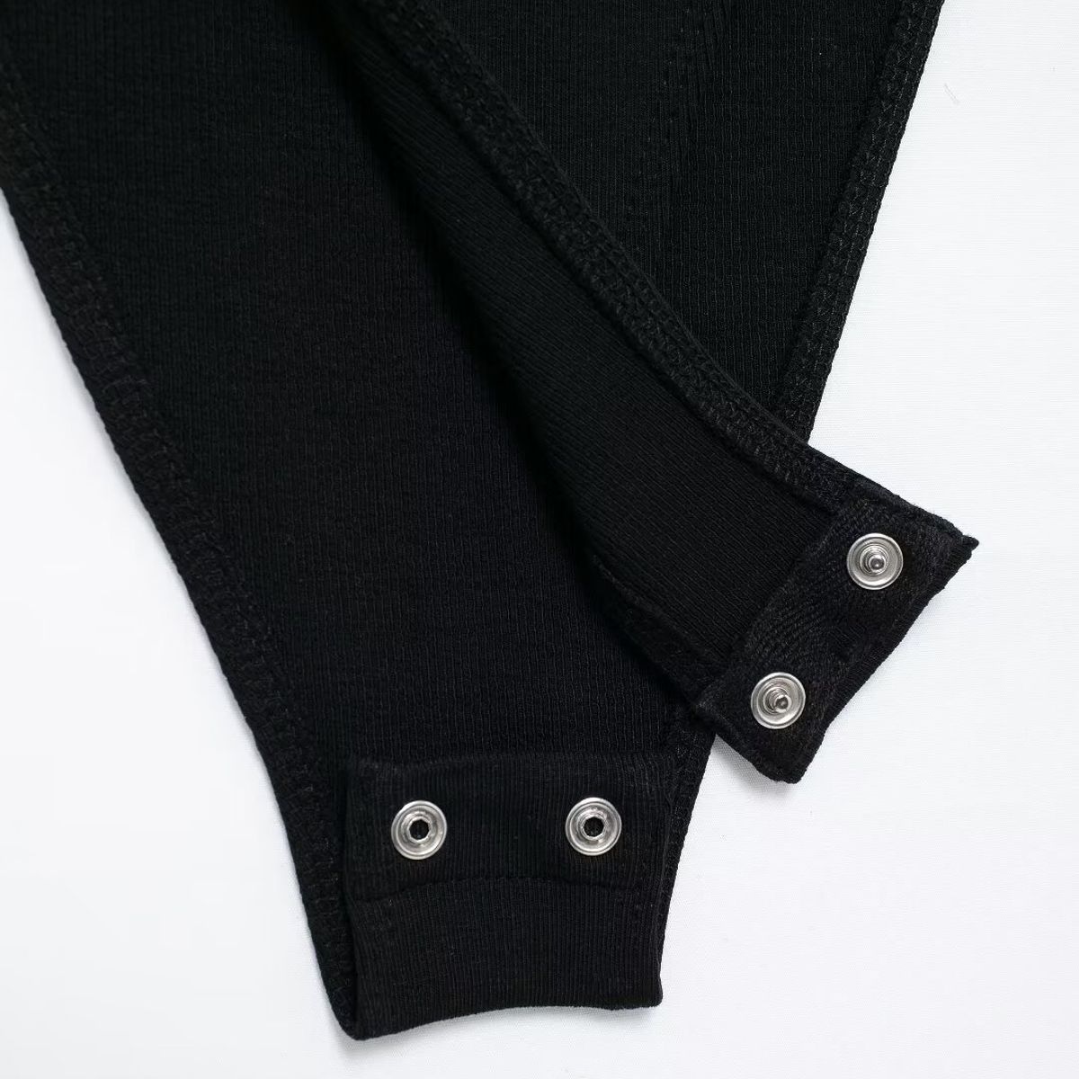 VELVET - Body Acanalado Leonor Negro