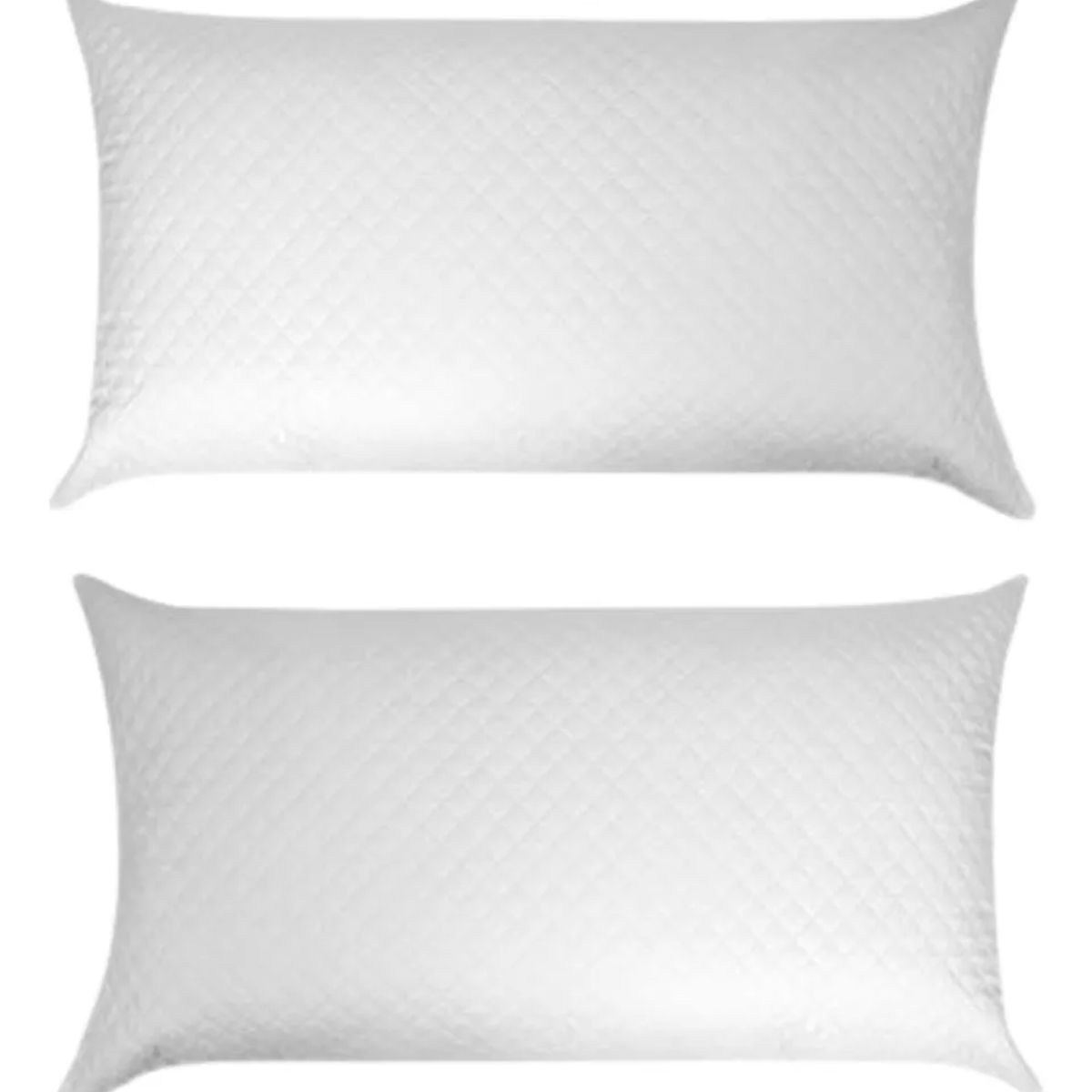 GENERICO - Pack 2 Almohadas 50x90 Premium Blanco