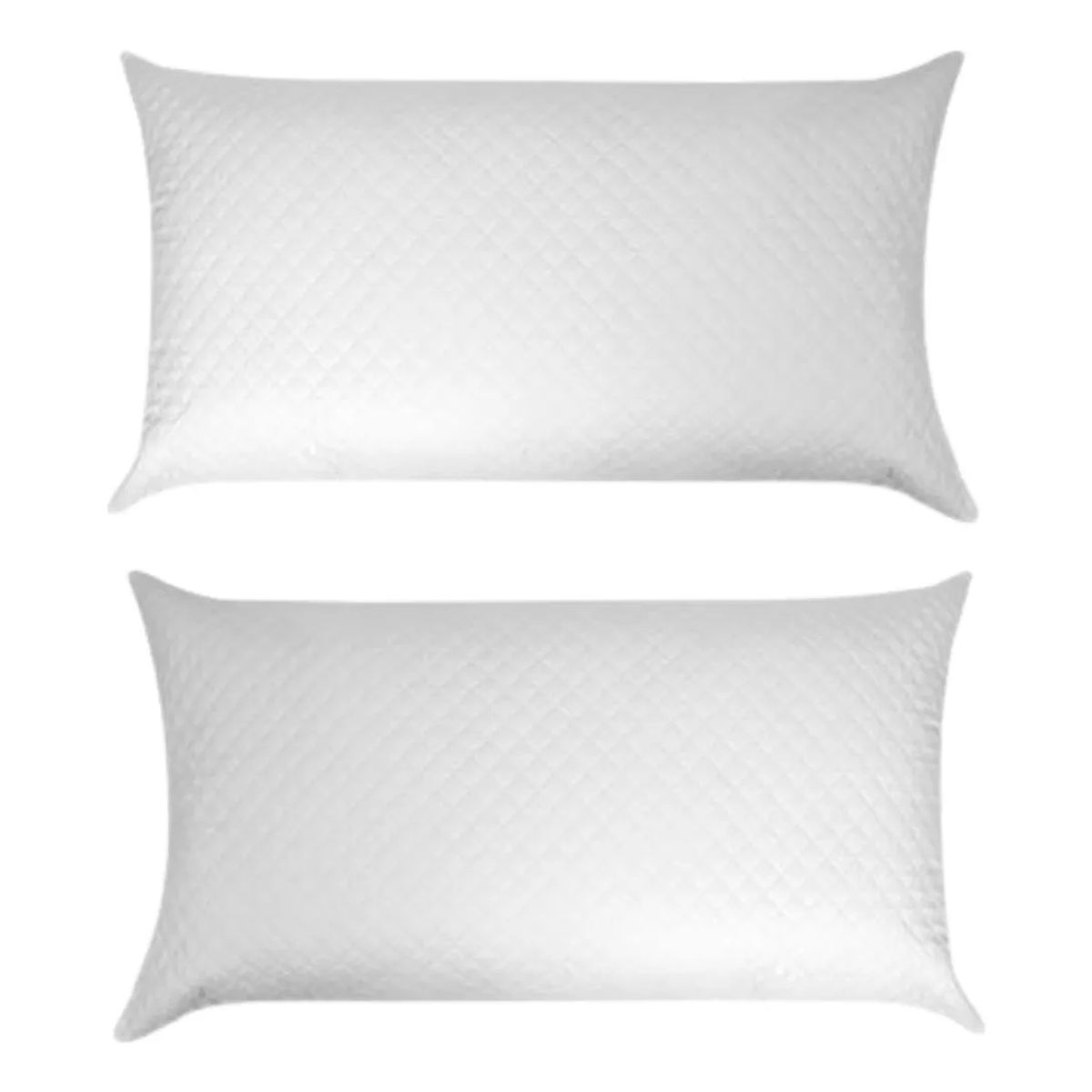 GENERICO - Pack 2 Almohadas 50x90 Premium Blanco