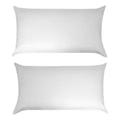 GENERICO - Pack 2 Almohadas 50x90 Premium Blanco