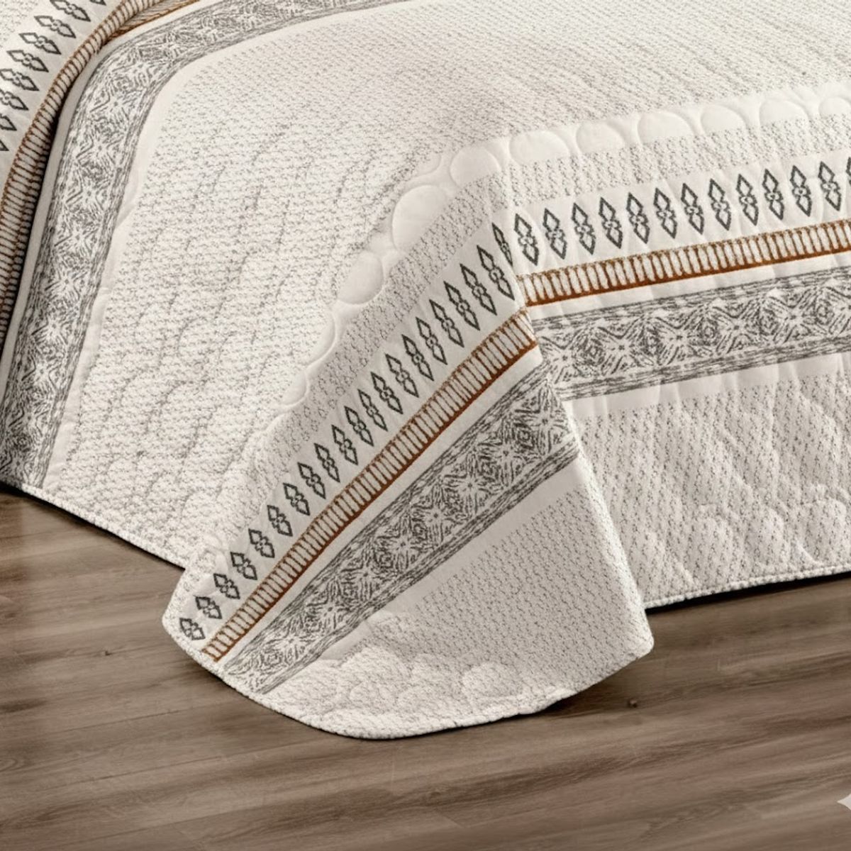 GENERICO - CUBRECAMA DE VERANO KING DISEÑOS MODERNOS ELEGANTES TELA QUILT DELGADO TF