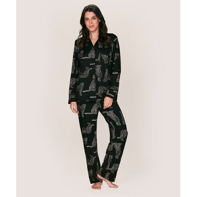 Imagen 2 del producto PIJAMA MUJER ABOTONADO FANTASIA