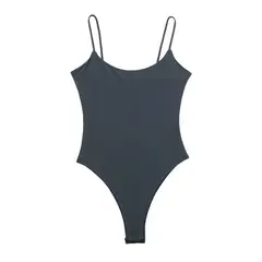 VELVET - Body Ajustado Rosalía Azul