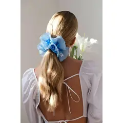 GENERICO - RUMBA SCRUNCHIE COLETA CON VUELO ESTILO PRINT