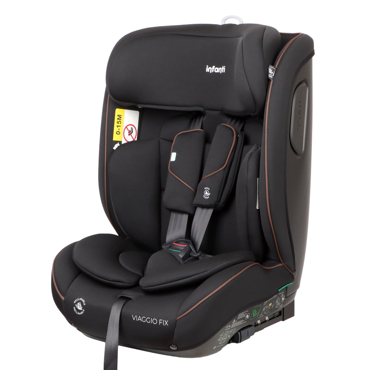 INFANTI - Silla Auto Combinada Viaggio Fix Black Infanti