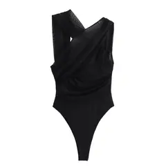 VELVET - Body Asimetrico Martina Animal Print
