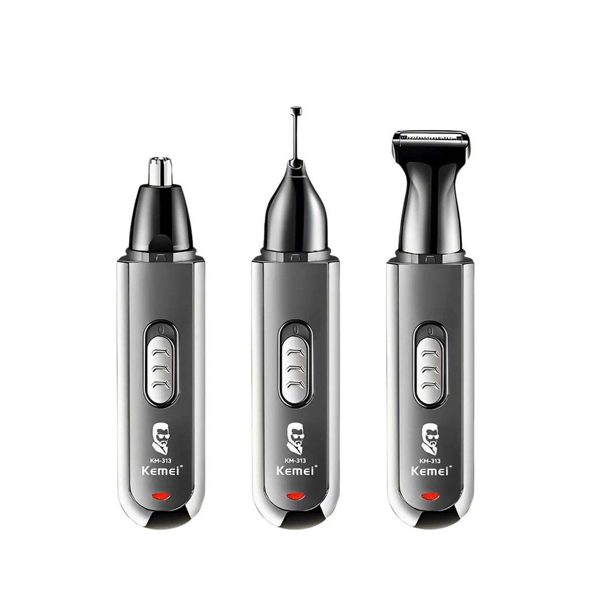 KEMEI - Recortadora Nasal Barba Cejas Y Oído Recargable Kemei Km-313