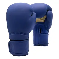 FUJIMAE - Guantes Boxeo 12oz Advantage Cuero QS Azul