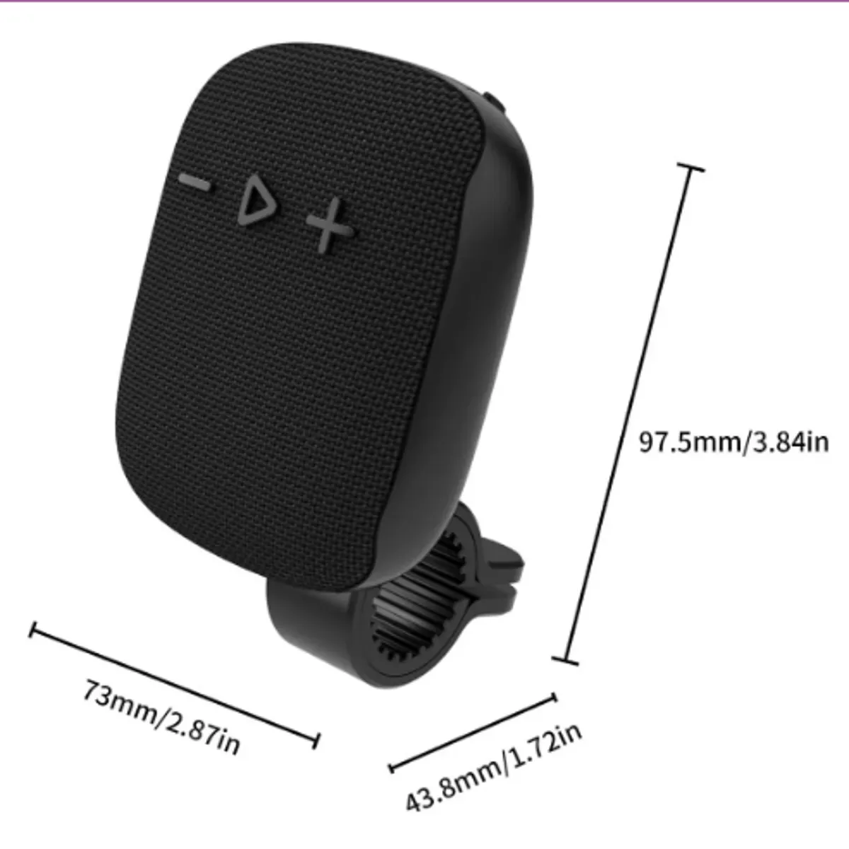 GENERICO - Altavoz Para Bicicleta Impermeable Ipx5-6 Bluetooth Irm Sk14